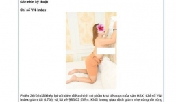 Chứng khoán FPT gây sốc cho khách hàng bằng bản tin kèm ảnh nhạy cảm